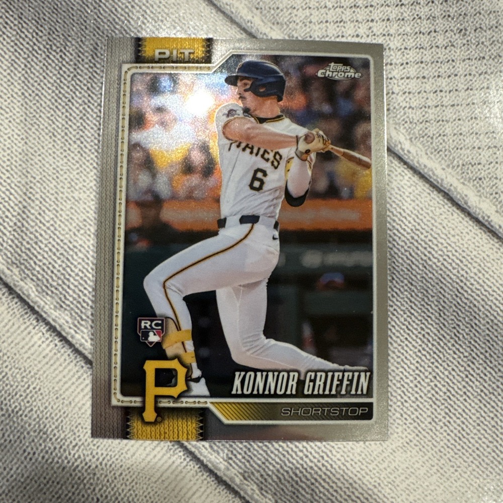 2026 Topps CHROME Base Konnor Griffin RC #74 Pirates - ROOKIE
